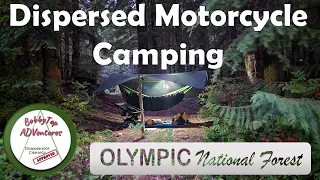 Dispersed Motorcycle Camping | Solo | Satsop River | Honda Africa Twin