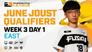 Overwatch League 2021 Season | June Joust Qualifiers | Week 3 Day 1 — Hangzhou Spark Homestand