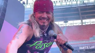 Poison “Talk dirty to me” Cleveland stadium 7/14/2022