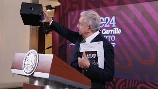 Datos del eclipse solar total 2024 y medidas para proteger la vista. Conferencia presidente AMLO