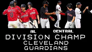 Cleveland Guardians 2022 AL Central Champions