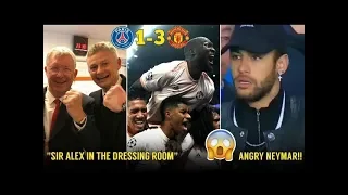 Very dramatic! Players Reaction To PSG vs Man United 1-3 | ft.  pogba, jesse lingard