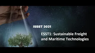 ESST1: Sustainable Freight and Maritime Technologies