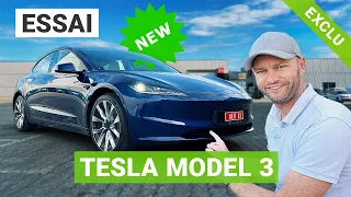 EXCLU Essai nouvelle Tesla Model 3 (2024) : plus douce et plus sage !