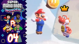 Super Mario Bros. Wonder (4-Player Co-op 100%) - Part 4 | Ranking Toxicity