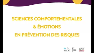Webinaire 1 h pour comprendre : Sciences comportementales et émotions, Fondation Maïf - 02/05/2024