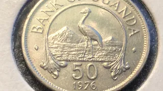 Coin 50 cents 1976 Uganda