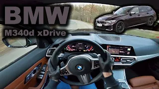 POV test drive | 2020 BMW M340d xDrive Touring