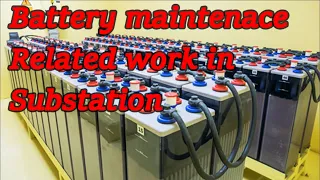 66KV Substation in 110Volts Battery Set Maintenance related work