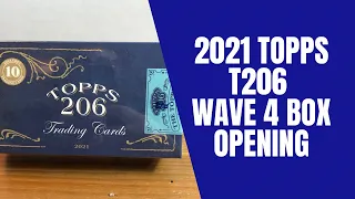 2021 Topps T206 Wave 4 Box Opening