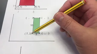 Finding missing coordinates with no grid lines.