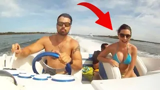 idiots in boats freaked out by fails 2024!