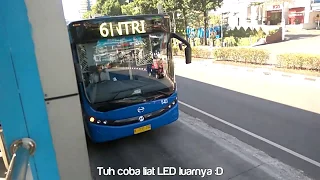 [TRIP] Bus Single Transjakarta Terbaru! Hino RK1JSNL CNG di Koridor 6!
