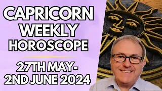 Capricorn Horoscope - Weekly Astrology - from 27th May to 2nd June 2024