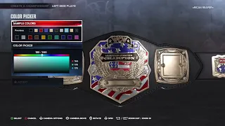 WWE 2K24 | Create a Championship | WCW U.S Title | Xbox Series X