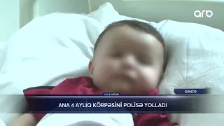 Gəncədə çantada 4 aylıq tərk edilmiş körpə tapılıb - ARB Xəbər