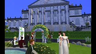Chill Regency House Build in Sims 4