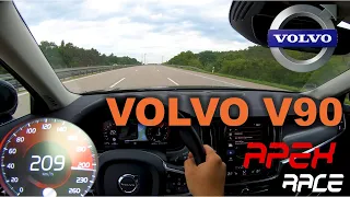 🚗 2020 Volvo V90 T4 | POV Test Drive | German Autobahn Pilot Assist