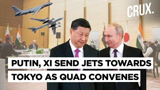 QUAD Meet: China-Russia Jets Fly Near Tokyo As Biden, Modi, Kishida & Albanese Talk Xi-Putin Threat