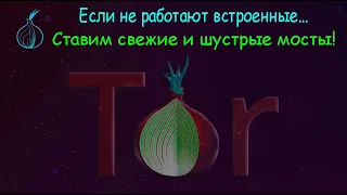 Если не грузится сеть Тор //Генерируем свежие мосты из телеграмБота //10 сек. и сеть  летает.