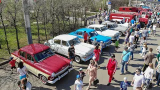 Парад ретро автомобилей 2019 (г.Киров)