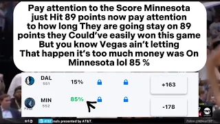 Rigged DALLAS MAVERICKS VS MINNESOTA TIMBERWOLVES GAME 1 | WHEN WILL YOU WAKE UP ?? #rigged #nba