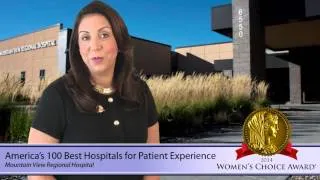 Mountain View Regional Hospital - 2014 Women's Choice Award