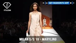 Maryling Milan Fashion Week Spring/Summer 2019  | FashionTV | FTV