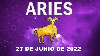 ♈ ARIES 😲 TREMENDA SORPRESA 🎁 Tarot del 27 de junio de 2022 😏