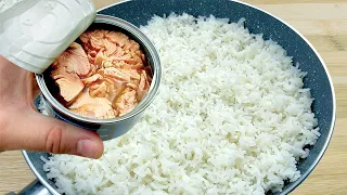 Do You Have Rice And Canned Tuna At Home? 😋 Best Recipe! Easy, Fast And Very Tasty