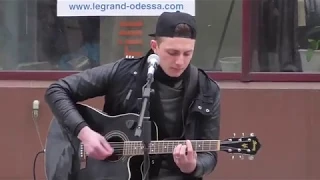 Одесса, Дерибасовская, музыкант / Odessa, Deribasovskaya Street, Musician