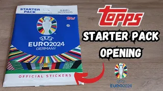 Topps Euro 2024 Sticker Album | Starter Pack Opening | FIRST LOOK