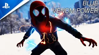 NEW BLUE VENOM POWERS in Miles Morales PC MOD - Spider-Man Miles Morales PC MODS