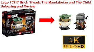 Lego 75317 BRICK ‘H’EADZ The Mandalorian and The Child Unboxing and Review