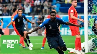 France beats Belgium 1-0 in World Cup semifinals w/Samuel Umtiti goal [Instant Analysis] | ESPN FC