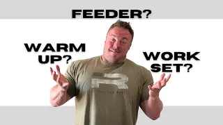How to do Warm Up, Feeder, Top and Back Off Sets (REAL Examples of Each)