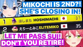 Suisei Startled Miko Places 2nd After Her In Mario Kart Competition (MiComet / Hololive) [Eng Subs]