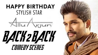 Allu Arjun Back 2 Back Comedy Scenes | Stylish Star Allu Arjun Birthday Special | TVNXT Telugu