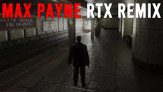 Max Payne: RTX Remix ON Demo level