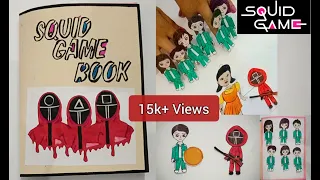 Easy Squid Gaming Book DIY / How to make Squid Game Quiet Book | Squid Game | Paper Games Book