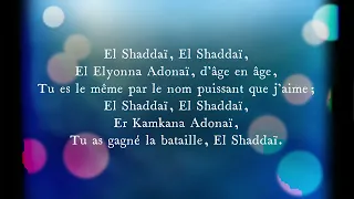 El Shaddaï Lyrics French