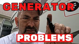 GENERATOR PROBLEMS ONAN 4000 //Replacing Fuel Filter, Air Filter, & Fuel Line To Tank