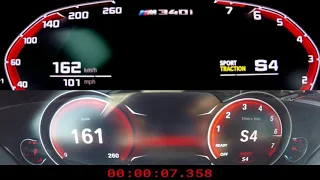 2020 BMW G20 M340i vs 2018 F30 340i M Performance 50-200 Km/h