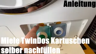 Μiele TwinDos Kartuschen selber nachfüllen mit Waschmittel & Weichspüler WKH132WPS Waschmaschine DIY