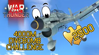 4000M STUKA DIVEBOMB CHALLENGE - 2500GE REWARD - Stuka in War Thunder - OddBawZ