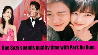 Bae Suzy spends quality time with Park Bo Gum.