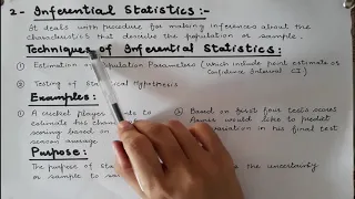 Lecture2,Branches of Statistics, Descriptive Statistics and Inferential Statistics