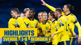 Highlights: Sverige - Georgien | VM-kval | Zlatan tillbaka i blågult!