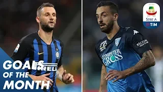 Caputo Goal Against Juventus And Brozović Great Strike | Goals Of The Month | October | Serie A