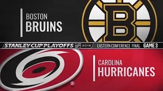 Boston Bruins vs Carolina Hurricanes | May.14, 2019 NHL | Game 3 | Stanley Cup 2019 | Обзор матча